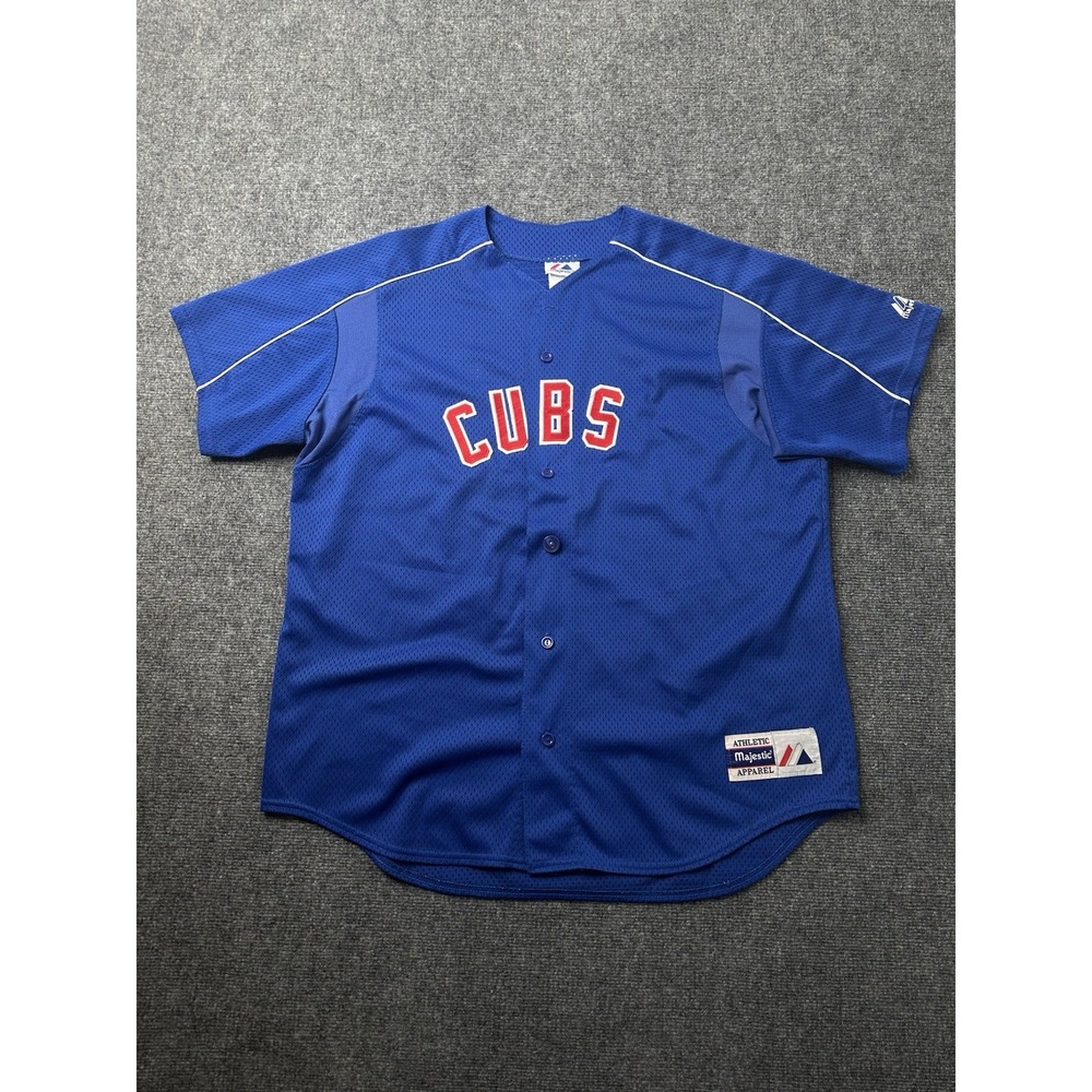 Mens Jersey Baseball Majestic Chicago Cubs #15‎ José Hernández Blue, Size XL
